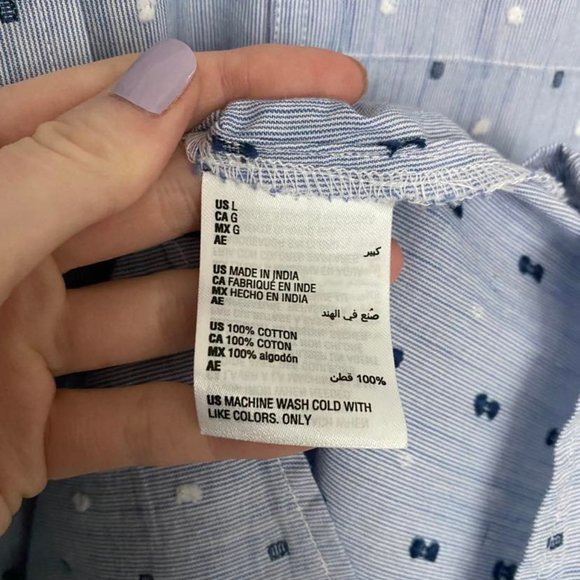 Cotton Button-Down Shirt - Picture 3 of 4